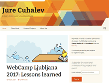 Tablet Screenshot of jurecuhalev.com